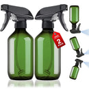 2 Packs Plastic Spray Bottles 360° Water Spray Bottle for Cleaning - 10 oz/300 ml Upside Down Spray Bottle Refillable Small Squirt Bottle with Adjustable Nozzle for Hair, Cooking, Plant, Pet (Green) by GreenHaven Gardens