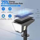 Solar Spot Lights Outdoor IP65 Waterproof, 53 LEDs Solar Powered Garden Yard Lights Outdoor 3 Modes Landscape Spotlight Wall Light with Auto On/Off for Driveway Porch 2 Pack (Cool White) by GreenHaven Gardens