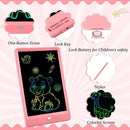 Decute Kids Toys LCD Writing Tablet with Stylus, 8.5 Inch Erasable Toddlers Doodle Board, Reusable Drawing Pad for Kids, Educational Christmas Birthday Gift for 3 4 5 6 7 8 Girls Boys Toddler Pink by TinyTreasures Baby Boutique