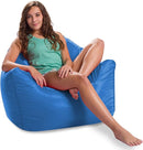 Posh Creations Structured Comfy Seat for Playrooms and Bedrooms, Large Bean Bag Chair, Malibu Lounge, Royal Blue by TinyTreasures Baby Boutique