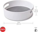 Copco Non-Skid Storage Turntable, 12-Inch, Gray by CozyNest Decor