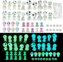 BEZALEL Glow in the Dark Tree Spirits, 49 Pcs Luminous Elves Tree Ghosts Figurines Kit, Mini Glow Fairy Garden Accessories Outdoor with Mini Mushrooms for Garden Bonsai Succulent Terrarium Decorations by GreenHaven Gardens