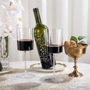 Ciaell 12 Pack Clear Plastic Wine Glasses - 14Oz Plastic Wine Glasses with Stem - Disposable Stemmed Wine Glass for Parties & Weddings & Outdoor by CozyNest Decor