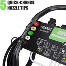Gas Pressure Washer, 4200 PSI and 4.0 Max GPM Commercial Gas Power Washer, Spray Gun and Wand, 5 Nozzle Set, for Cars/Fences/Driveways/Homes/Patios/Furniture by GreenHaven Gardens