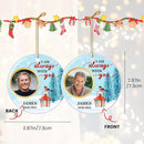 Customized Sympathy Gift for Loss of Loved One - Personalized Christmas Photo Ornaments 2025 - Custom Photo, Name, Years Memorial Gifts by TinyTreasures Baby Boutique
