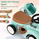HONEY JOY Ride On Push Car, Outdoor Toddler Riding Toys w/Steering Wheel, Horn & Storage, Foot-to-Floor Sliding Car, No Batteries, Retro Baby Ride On Toys for Boys and Girls (Green) by TinyTreasures Baby Boutique