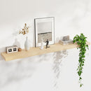 Floating Shelves for Wall, USA-Sourced Maple Wood 55 Inch Long Wall Shelves, Natural Wooden Mounted Picture Ledge Shelf, Nursery Book Storage Shelf Kids Bookshelf, Display Shelf for Bathroom by TinyTreasures Baby Boutique
