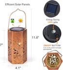 Dragonfly Solar Lanterns Outdoor Waterproof - Birthday Gifts for Women, Men, Mom, Mothers Day Gifts, Solar Lights Outdoor Hanging Garden Decor for Outside, Patio, Outdoor, Yard, Lawn, Balcony by GreenHaven Gardens