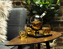 Marine Decanter Set With 4 Whiskey Glasses 1000ml