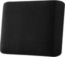 H.VERSAILTEX Super Stretch Individual Seat Cushion Covers Sofa Covers Couch Cushion Covers Slipcover Sets Thick Jacquard Textured Twill Fabric (1 Piece Chair Cushion Cover, Black) by CozyNest Decor