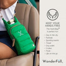 WanderFull® Original HydroBag® Collection, Water Bottle Holder w/Strap & Phone Pocket, Hands-Free Crossbody Water Bottle Bag by TinyTreasures Baby Boutique