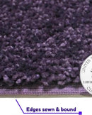 KOECKRITZ Soft and Colorful Kids Classroom Area Rugs (Passes Flammability Pill Test) Many Sizes and Bright Colors to Select from (3' Round, Eggplant) by CozyNest Decor