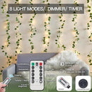 suddus Vines with Lights, 200 LED Fairy Lights with Vines, Pothos Curtain String Lights with Remote for Bedroom, Dorm, Wedding, Party, Wall, Indoor, Outdoor Decor, 6.5ft x 6.5ft by CozyNest Decor