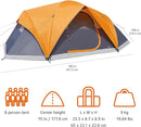 Amazon Basics Camping Tent, 3-Season Dome Design with Rainfly by TinyTreasures Baby Boutique