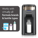 Baby Brezza New and Improved Formula Pro Advanced Formula Dispenser Machine - Automatically Mix a Warm Formula Bottle Instantly - Easily Make Bottle with Automatic Powder Blending, Charcoal by TinyTreasures Baby Boutique