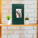 RECUTMS Photo Album 4x6 300 Photos Leather Cover Picture Book with 300 Horizontal Pockets, Slip-in Picture Albums for Family Wedding Baby Vacation (Dark Green) by TinyTreasures Baby Boutique