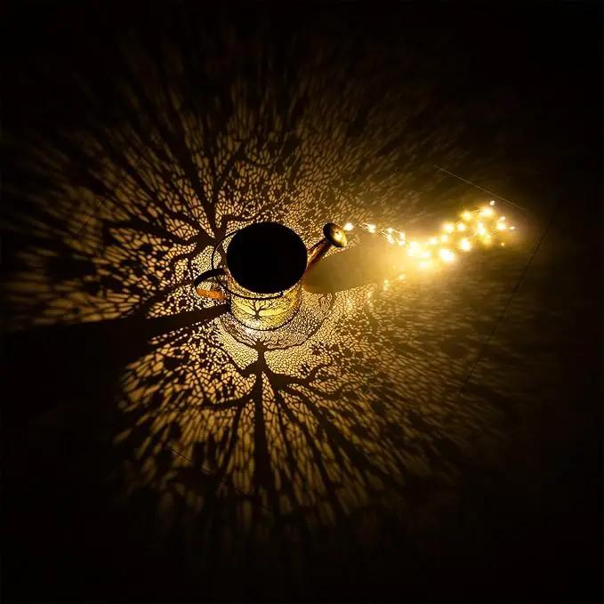 Solar Lights Outdoor Garden Decor, Large Waterproof Watering Can Landscape Lights Outside Decorations for Yard Front Porch Patio Backyard Gardening Gift for Mom Grandma Women Birthday, photo 2 of 7