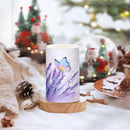 Flickering Flameless Candles, Lavender Butterfly Purple LED Candles with Remote Timer, Set of 2 Battery Operated Candle for Valentine Wedding Birthday by GreenHaven Gardens