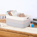 Large Storage Baskets for Organizing, Closet Shelf Baskets for Clothes Blanket Towels, Baby Nursery, Toy Bins Box, Woven Rope Baskets, 17 x 13 x 7.5”, 4 Packs Gradient Grey by CozyNest Decor