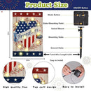 Solar Seasonal Garden Flags Set of 12, Lighted 12×18 Double-Sided Yard Flags for Outside Halloween Christmas Fall Thanksgiving Day Decorations Welcome Flag Outdoor Holiday Decor by GreenHaven Gardens