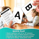 QUOKKA Who Knows Better? - Original - Family Card Trivia Game | Fun Learning & Educational Questions for Families | Suitable for Boys & Girls by TinyTreasures Baby Boutique