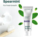 ATTITUDE Enamel Repair Toothpaste with Fluoride, Spearmint Flavor, Vegan & Cruelty-Free, Sugar-Free, Plant & Mineral-Based Ingredients, Clean Oral Care, 4.2 Oz by CozyNest Decor