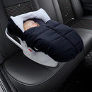 Fairy Baby Winter Car Seat Cover for Babies Carseat– Waterproof, Warm Car Seat Cover Baby – Universal Winter Cover for Back Seat, Infant Car Seat & Baby Carseat（Black） by TinyTreasures Baby Boutique
