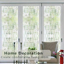 Finnez Frosted Window Film Non-Adhesive, Frosting Privacy Film for Glass Windows, Self Static-Cling Decorative Window Cling for Home Office UV Protection Cross Pattern 11.8 x 78.7 inches by CozyNest Decor