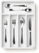 SMIRLY Silverware Drawer Organizer – Bamboo Kitchen Drawer Organizer, Adjustable Utensil Holder and Cutlery Tray, Drawer Dividers for Flatware and Kitchen Utensils by CozyNest Decor