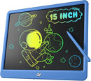 LCD Writing Tablet for Kids, Large Screen 15-Inch Drawing Writing Tablet Doodle Board, Toddler Educational Toys Girls Boys 3-12+ Year Old Birthday Gift Office Road Trip Essentials, Navy by TinyTreasures Baby Boutique