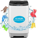Nictemaw Portable Washing Machine 15.6Lbs Capacity Portable Washer with Drain Pump 2.1Cu.ft Full-Automatic Compact Washer with 10 Programs 8 Water Level for Home, Apartment, RV, Dorms by CozyNest Decor