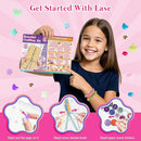 Friendship Bracelet Making Kit with Storage Box,DIY String Bracelet Arts and Craft for Girls Aged 8-12, Birthday Gifts for Ages 6 7 8 9 10 11 12 Year Old -Light Blue by TinyTreasures Baby Boutique