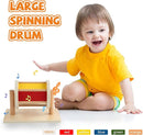 Adena Montessori Full-Size Spinning Drum Montessori Toys for Infant 6 - 12 Months 1 Year Old Babies Toddlers (Typical) by TinyTreasures Baby Boutique