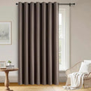 Blackout Curtains Custom Size for Bedroom 1 Panel, Thermal Insulated Blackout Curtains, Solid Grommet Privacy Room Darkening Drapes for Living Room Window (Customsize, Khaki) by CozyNest Decor