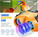 LET'S GO! Binocular for Kids, Compact High Resolution Shockproof Binoculars by TinyTreasures Baby Boutique