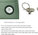 Sprinkler Controller Door Key Sprinkler Timer Lock Key for Orbit and Hydro-Rain, Metal (2pcs) by GreenHaven Gardens