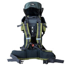 ClevrPlus Canyonero Camping Baby Backpack Hiking Kid Toddler Child Carrier with Stand and Sun Shade Visor, Army Green by TinyTreasures Baby Boutique