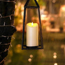 Homemory Outdoor Waterproof Flameless Candles, LED Candles, Battery Operated Candles with Remote and Timers, Electric Fake Plastic Pillar Candles, Dark Ivory, D3 H4 5" 6" 8" 8", Set of 5 by CozyNest Decor