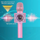 BONAOK Wireless Bluetooth Karaoke Microphone,3-in-1 Portable Handheld Karaoke Mic Speaker Machine Home Party Birthday for All Smartphones Q37 (P-Ink) by TinyTreasures Baby Boutique