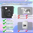 Kids Camera Instant Print, Christmas Birthday Gifts for Kids Age 3-12, Selfie Digital Camera with 1080P Videos,Toddler Portable Travel Cameras Toy for 4 5 6 7 8 9 Year Old Boys Black by TinyTreasures Baby Boutique