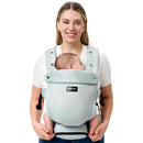 Momcozy Newborn Baby Carrier - Ergonomic, Cozy and Lightweight Carrier for 7-24lbs, Adjustable Neck Support with Sunshield, Breathable Airmesh Perfect for Summer Outing, Silver Grey by TinyTreasures Baby Boutique