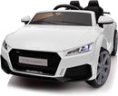 Electric Car for Kids, Licensed Audi 6V Kids Ride on Car Toy for Toddlers with Remote - White by TinyTreasures Baby Boutique