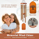 Memorial Gifts, 30" Wooden Sympathy Wind Chimes for Loss of Loved One, Memorial/Bereavement/Condolence/Funeral Gifts for a Loved One Mother Father Miscarriage by CozyNest Decor