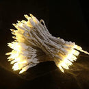White LED Christmas Lights - 2 Pack 100 Count Warm White Christmas String Lights for Tree, Party, Wedding, Holiday, Indoor and Outdoor Decor, 2 Sets 33 Feet White Wire, UL Certified, Connectable by GreenHaven Gardens