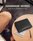 ALLIVE Passport Holder for Travel, Genuine Leather Passport Holder Women Men,Passport Cover Wallet,Travel Must Haves Airport Essentials Travel Gifts Black by TinyTreasures Baby Boutique