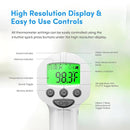 Medical Grade FSA-HSA Eligible Heavy Duty Touchless Infrared Forehead Thermometer, for Adults & Baby Digital Thermometer Gun, 1s Instant Results by TinyTreasures Baby Boutique