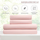 KEQIAOSUOCAI Pinch Pleated Curtains 92 Inches Long,Home Fashion Microfiber Thermal Insulated Cortinas Room Darkening Curtain for Bedroom (Baby Pink, 2 Panels, 40 Width by 92 inch Lenth) by TinyTreasures Baby Boutique