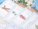 Boy Watercolor Milestone Cards - My First Monthly Milestone Cards,Blue Boy 12 Monthly Newborn Photos(Cards-1) by TinyTreasures Baby Boutique