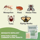 Mosquito Repellent Outdoor Patio, Ourdoor Mosquito Bug Repellent Deterrent Pouches, Mosquito Control for Home Yard Patio Camping Hiking (10 Pouches) by TinyTreasures Baby Boutique