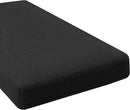 H.VERSAILTEX Super Stretch Individual Chaise Cover Sectional Couch Covers for L Shaped Sofa Both Left/Right Featuring Thick Jacquard Textured Twill Fabric (1 Piece Chaise Cover, Black)